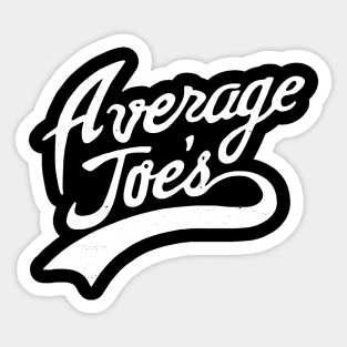 Average Joe's - vintage logo Sticker